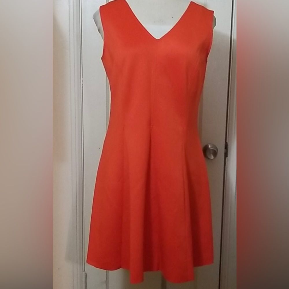 MODAMIX by Brandon Thomas,Size 2X, Scuba Tank Dress, Womens Sleeveless vneck NWT - Picture 16 of 16